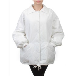 H24-213 WHITE Куртка демисезонная женская (100 гр. синтепон)