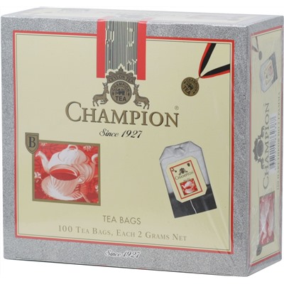 Champion. Черный 200 гр. карт.пачка, 100 пак.