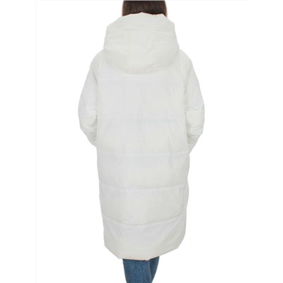 22369 WHITE Пальто зимнее женское (200 гр. холлофайбера)
