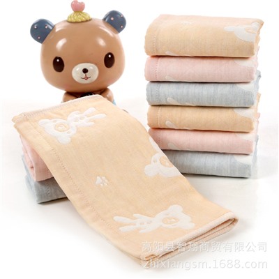 Gauze children's herbal dye, towel, new collection, wholesale