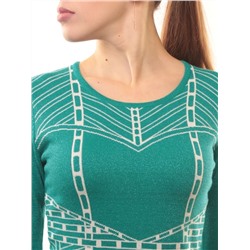 1507-10 Платье трикотажное (73% хлопок, 27% нейлон)