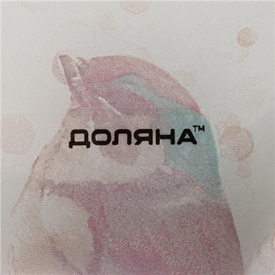 Подставка для яиц Доляна «Птичка», 8 ячеек, 22×22 см, стеклоㅤ