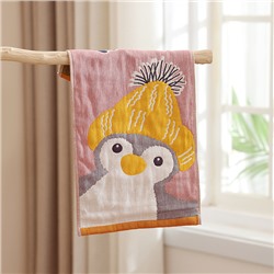 Муслиновое дышащее  мягкое полотенце 25*50