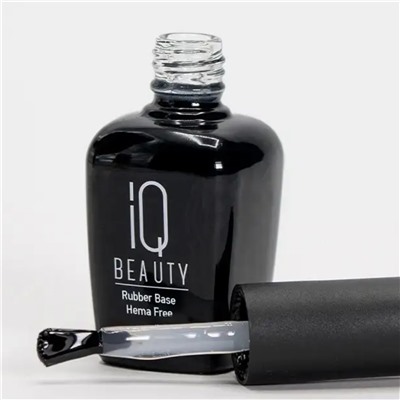 IQ Beauty Каучуковое базовое покрытие для гель-лака / Rubber Base Hema Free, 10 мл