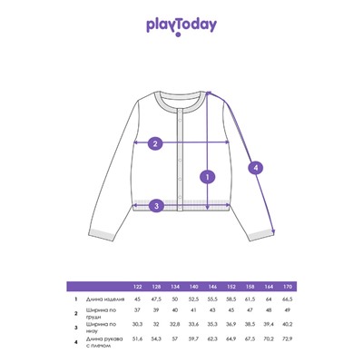 Кардиган для девочки