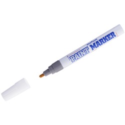 Маркер-краска 4мм MunHwa серебро нитро-основа PM-06/12