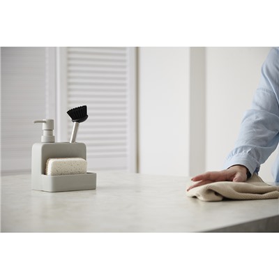 Диспенсер для мыла Noble, 280 мл, светло-серый