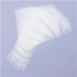 Кондитерский мешок одноразовый, 100 шт., 27×17 см, размер S, прозрачный