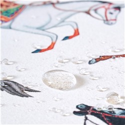 ДОРОЖКА НА СТОЛ "PASSAGE", 45Х300СМ, БЕЛЫЙ, 100% ХЛОПОК,ТВИЛ