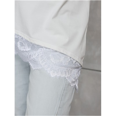 Футболка "Люкс" Экрю женская