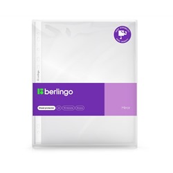 Папка-вкладыш с перфорацией Berlingo "Mirror", А4, 110мкм, глянцевая, в пакете