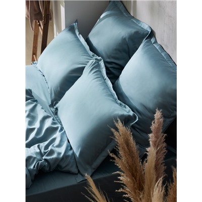 Наволочка SL Home Tencel 70*70+3 см , цв. серо-голубой