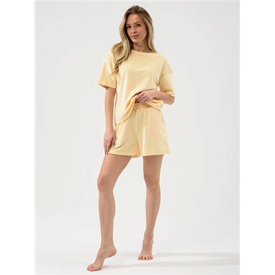 Женский костюм "Милана" (шорты) 2158-В / Желтый