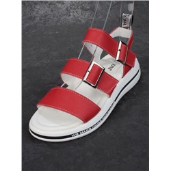 08-FED26-5P RED Босоножки женские (натуральная кожа)