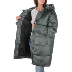 S21121 GRAY/GREEN Куртка зимняя женская (150 гр. холлофайбера)