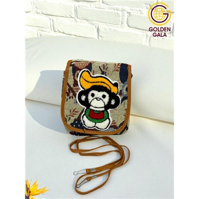 Сумка детская мягкая из гобелена с апликацией