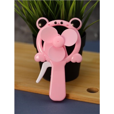 Портативный механический ручной вентилятор «Panda», mix, шоу-бокс 24 шт.