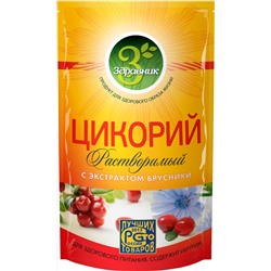 Здравник. Цикорий с брусникой 85 гр. мягкая упаковка