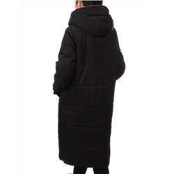 M-9115 BLACK Пальто зимнее женское (верблюжья шерсть)