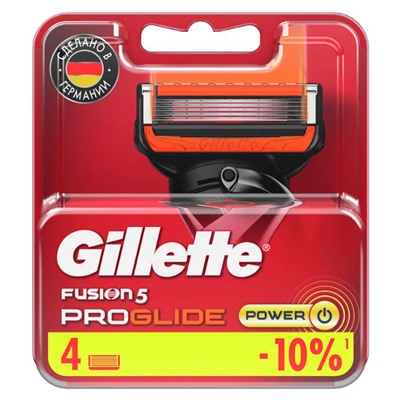 1 Кассеты  "FUSION PROGLIDE POWER"  "4"