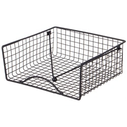 САЛФЕТНИЦА AGNESS 19*19*8СМ ЧЕРНАЯ (КОР=12ШТ)