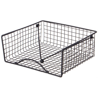 САЛФЕТНИЦА AGNESS 19*19*8СМ ЧЕРНАЯ (КОР=12ШТ)