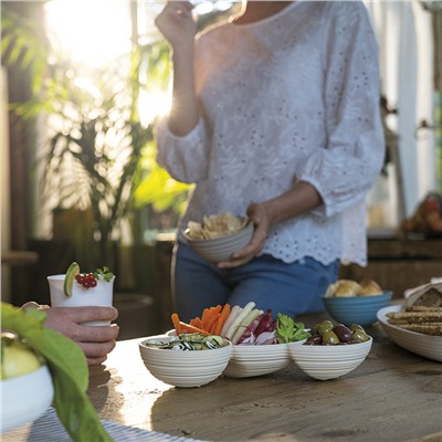 Менажница Tierra, молочно-белая