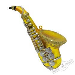 Саксофон (стекло) 5,5х4,5х13,5 см