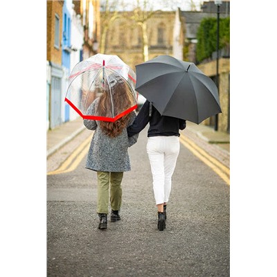 L041-025 Red (Красный) Зонт женский трость Fulton