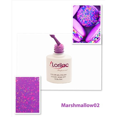 Гель лак Lorilac серия Marshmallow № 02 10 ml