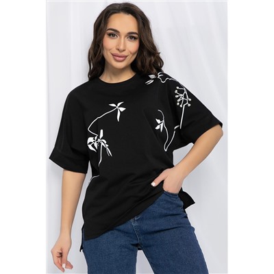 Блуза Ампир (черная) Б13168-20М