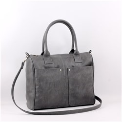 Сумка 1078 македония серый ФОРМАТ "А4" ХИТ продаж