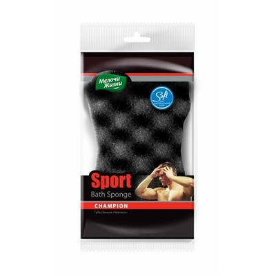 МЖ Губка банная Спорт Чемпион массажная большая 1шт мужская