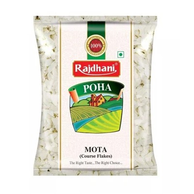 Рисовые хлопья Поха (500 г), Poha Mota, произв. Rajdhani
