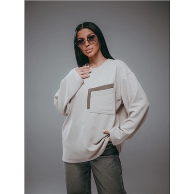 Свитшот Дабл бежевый Свт