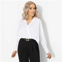 Рубашка хлопковая, На моих условиях (белая)