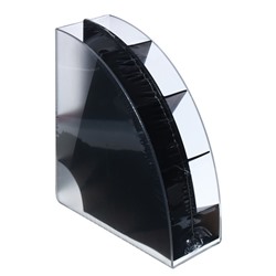 Органайзер-подставка настольный, deVENTE. Fan, 155×176×68 мм, пластик, чёрный