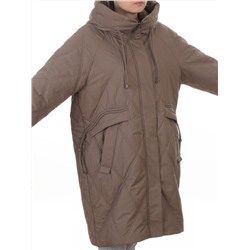 8010 LT. BROWN Куртка демисезонная женская (100 гр. холлофайбер)