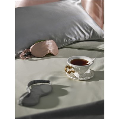 Маска для сна из натурального шелка цвета пыльной розы из коллекции Essential