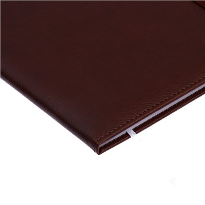 Дневник школьный для 1-11 классов Dark brown, твёрдая обложка, искусственная кожа, с поролоном, ляссе, 80 г/м²