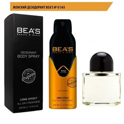 Дезодорант Beas W543 Byredo Parfums Bal D`Afrique For Women deo 200 ml, Дезодорант женский Beas W543 создан по мотивам аромата Byredo Parfums Bal D`Afrique