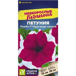 Семена Петуния Лимбо Бургунди пикоти F1, арт.: 14409