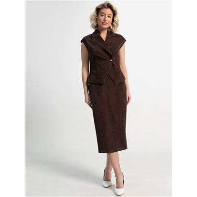 Жилет Анабель (шоколадный) Б15362-10М