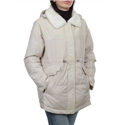 M24-212 LT. BEIGE Куртка демисезонная женская (100 гр. холлофайбер)