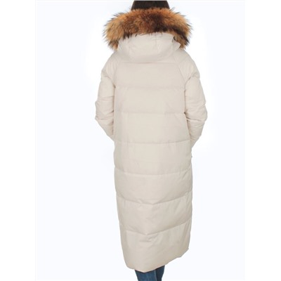 H23-631 LT. BEIGE Пальто зимнее женское (200 гр. тинсулейт)
