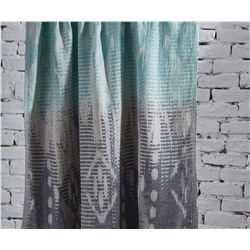 Пештемаль с Бахромой 90x180 см İkat Turkuaz 90x180cm Peştamal - EcoCotton