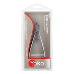YOKO Кусачки маникюрные для кутикулы / Professional Quality SK 048A, двойная пружина, ручная заточка, 7 мм