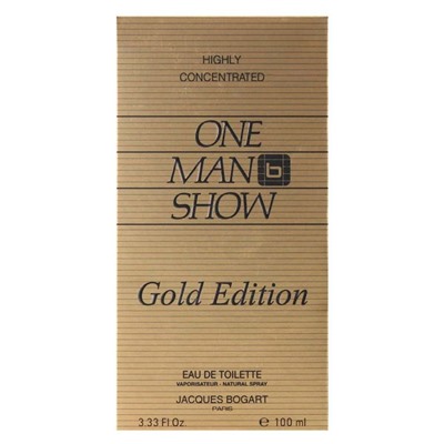 Jacques Bogart One Man Show Gold Edition For Men edt 100 ml