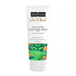Средство для умывания с Тулси (100 мл), Acne Control Tulsi Face Wash, произв. Kapiva