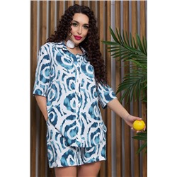 Костюм Легкий бриз (бирюзовый) К13242-7М